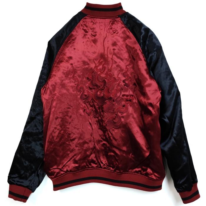 絡繰魂 スカジャン 豪炎龍 リバーシブル スーベニアジャケット