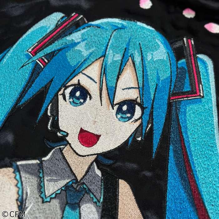 絡繰魂 スカジャン 初音ミク 桜満開 リバーシブル スーベニア