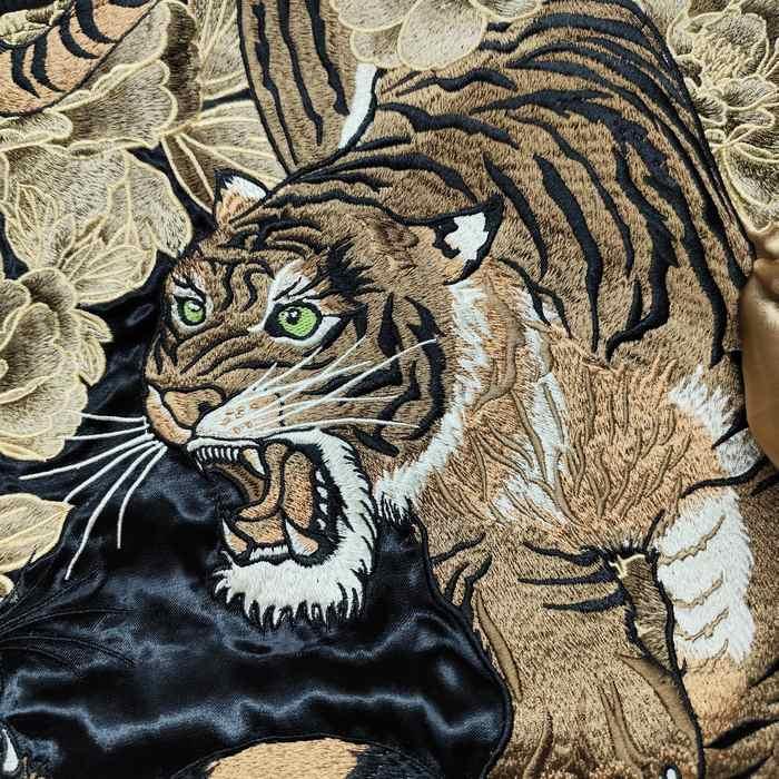 絡繰魂 スカジャン 猛虎ノ頂 リバーシブル スーベニアジャケット