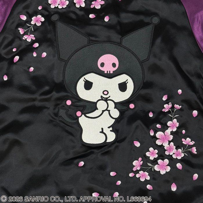 絡繰魂 スカジャン クロミちゃん 桜 JAPAN リバーシブル ジャケット