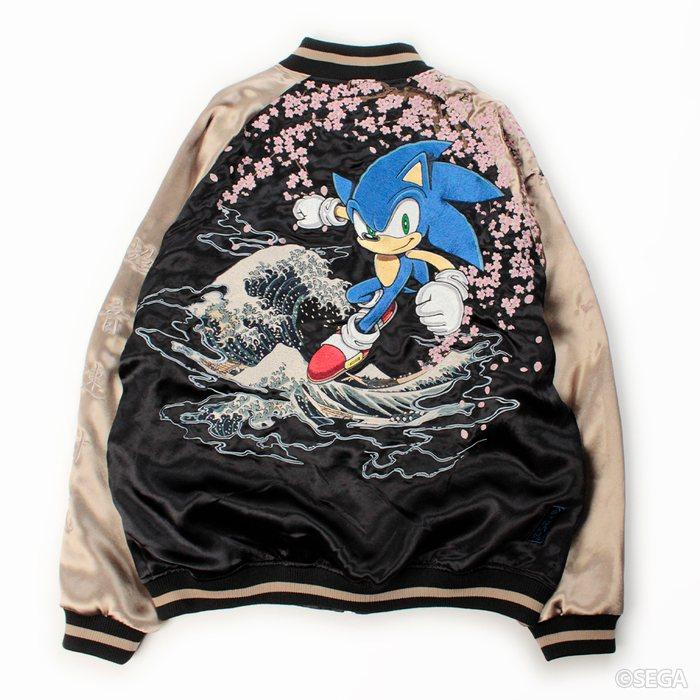 絡繰魂 SONIC IN THE HOKUSAI SUKA JUMPER 北斎 刺繍 スカジャン