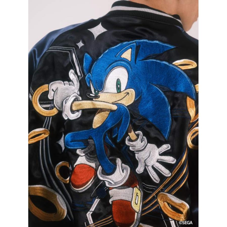 絡繰魂 SONIC SUKA JUMPER 刺繍 スカジャン リバーシブルスカジャン