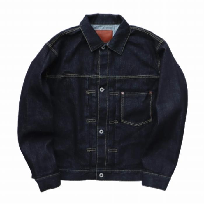 大戦モデル デニムジャケット 13.5oz ヴィンテージリプロ ワンウォッシュ仕上げ DENIM TRUCKER JACKET 26375001 fidelity フィデリティ 日本製 アメカジの画像