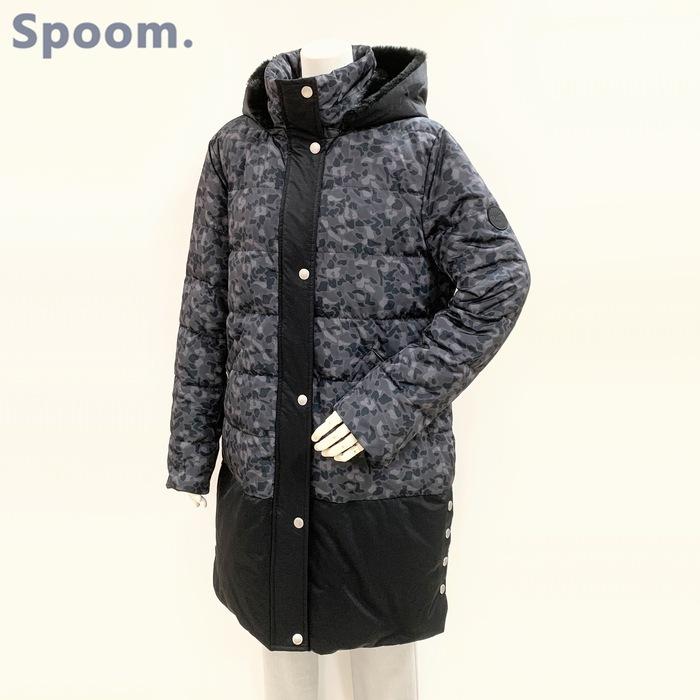 SPOOM（スプーム） カモフラ柄ダウンコート 382-94501 spoom.スプーム