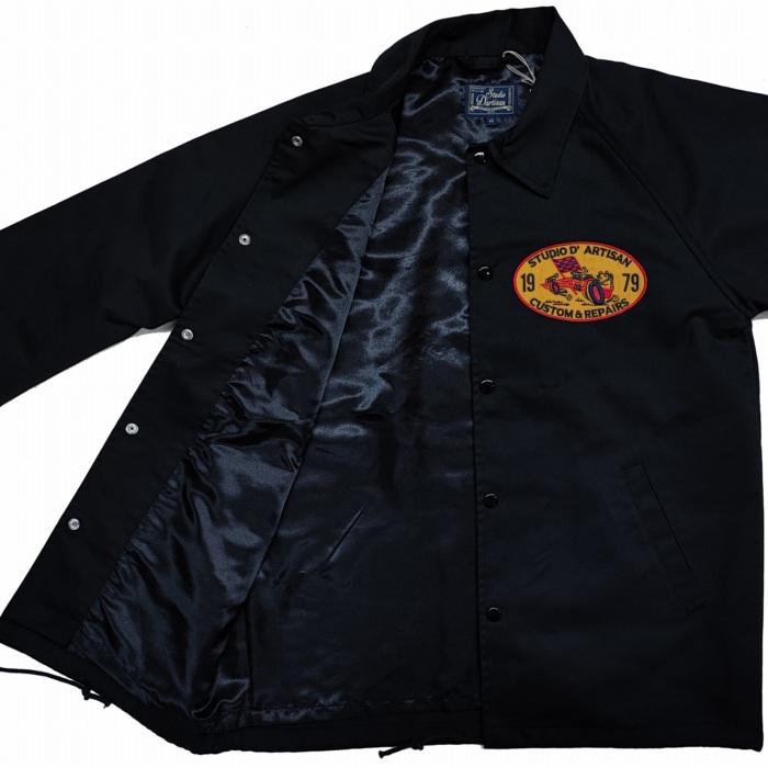 新品　ダルチザン　コーチジャケット　4592　チェーン刺繍　モーターサイクル STUDIO D'ARTISAN ジャケット チェーン刺繍 モーターサイクル