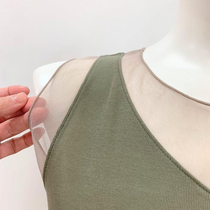 Cynical 2way シアータンクトップ cynical シニカル ノースリーブ 異