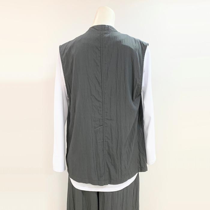 CYNICAL シニカル 新作　ペプラム風ウーレットベスト　ジレ Cynical（シニカル） ワッシャーナイロンジレ 552-95030 cynical