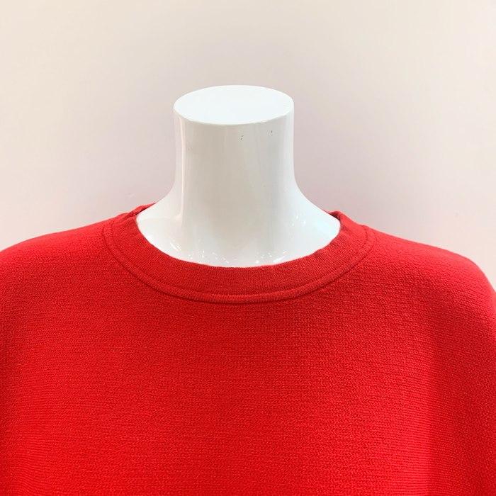 ニット Preppy Geometric Pattern Henley Sweater Large Tall Brown Marled