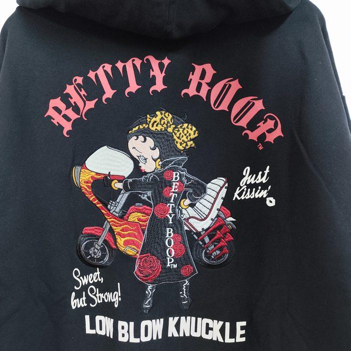 BETTY BOOP（ベティ ブープ） パーカー ロケットカウル 特攻服 ヒョウ