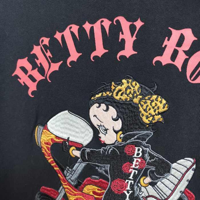 BETTY BOOP（ベティ ブープ） パーカー ロケットカウル 特攻服 ヒョウ