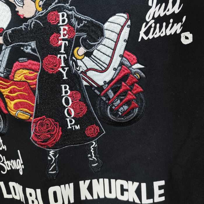 BETTY BOOP（ベティ ブープ） パーカー ロケットカウル 特攻服 ヒョウ