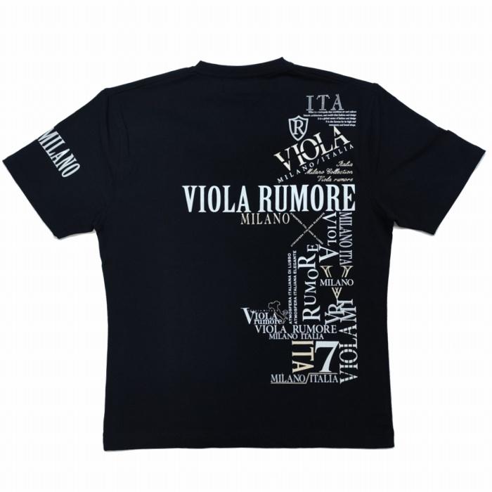 VIOLA rumore（ヴィオラ ルモーレ） 半袖Tシャツ 高周波プリント