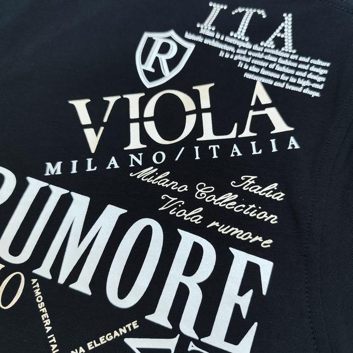 VIOLA rumore（ヴィオラ ルモーレ） 半袖Tシャツ 高周波プリント