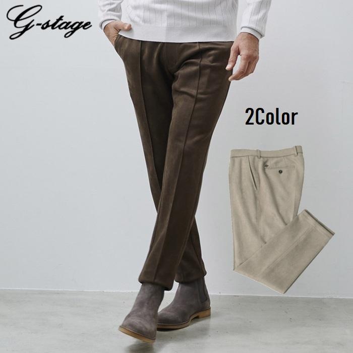 g-stage（ジーステージ） ヌバック調 ジャージ スラックス パンツ