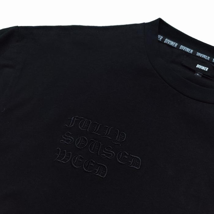 長袖Tシャツ ウィードイリュージョン 煙 シーシャ 刺繍 68537 DIVINER