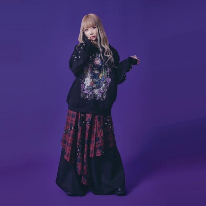 ハトメ スカート巻風 袴パンツ フェイク・レイヤード 716300 PSYCHO