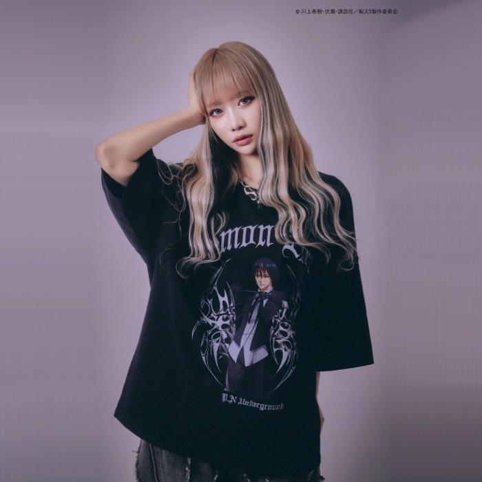 半袖Tシャツ ディアブロ 原初の黒 ダメージ ワイドシルェット 716607