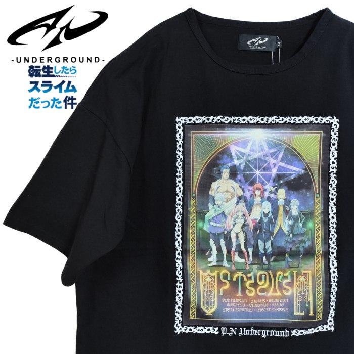 半袖Tシャツ オクタグラム 八星魔王 ダメージ ワイドシルェット 716608
