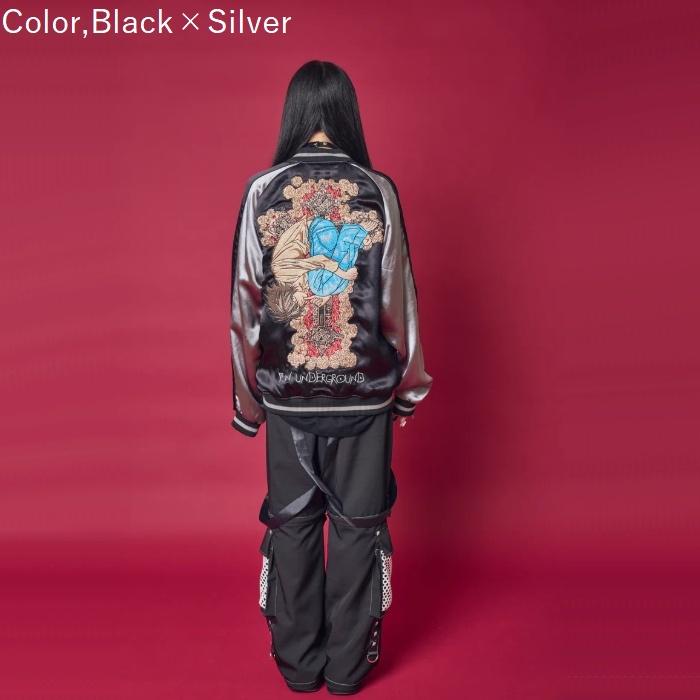 スカジャン エル エル＝ローライト リバーシブル 744121 UNDERGROUND