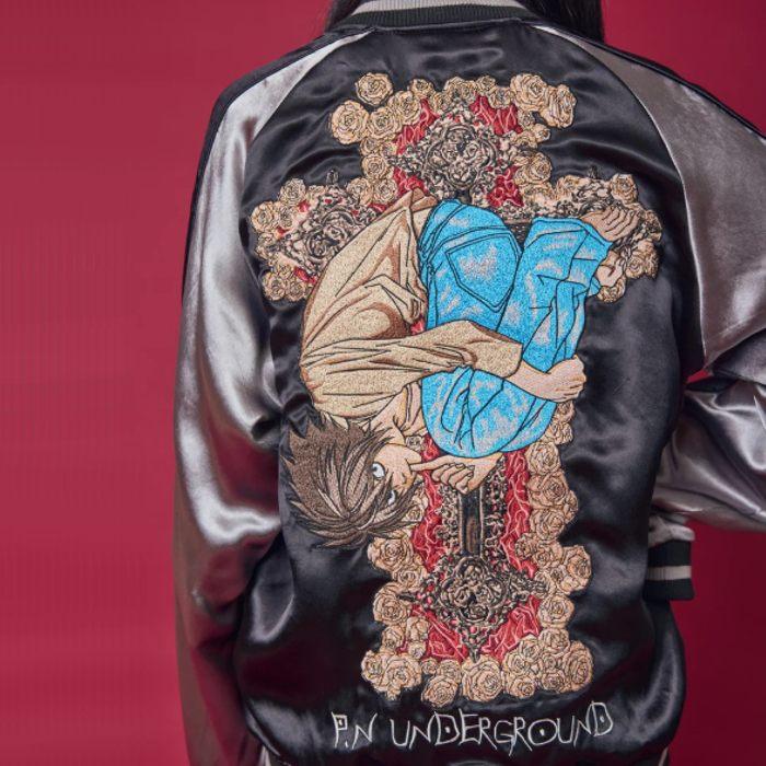 スカジャン エル エル＝ローライト リバーシブル 744121 UNDERGROUND