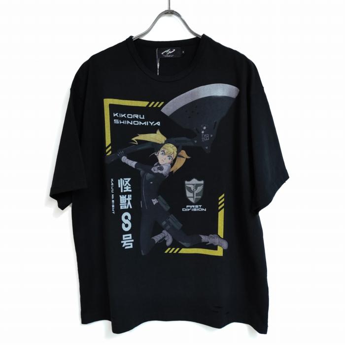 四ノ宮キコル ダメージtee 識別怪獣兵器 ナンバーズ4 半袖Tシャツ