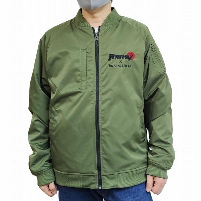 スカジャン Jimny × 7TH SENSE WEAR リバーシブル MA-1 フライトジャケット 桜富士 826100 SUZUKI スズキ JIMNY ジムニー SEVENTH SENSE WEAR コラボの画像
