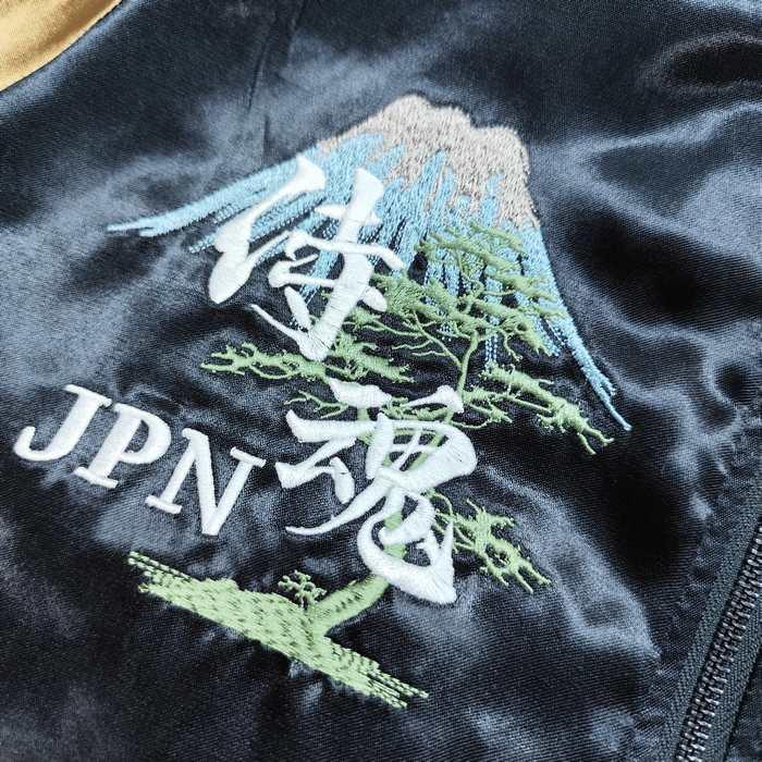 スカジャン Jimny × 7TH SENSE WEAR リバーシブル MA-1 フライトジャケット 桜富士 826100 SUZUKI スズキ JIMNY ジムニー SEVENTH SENSE WEAR コラボの画像