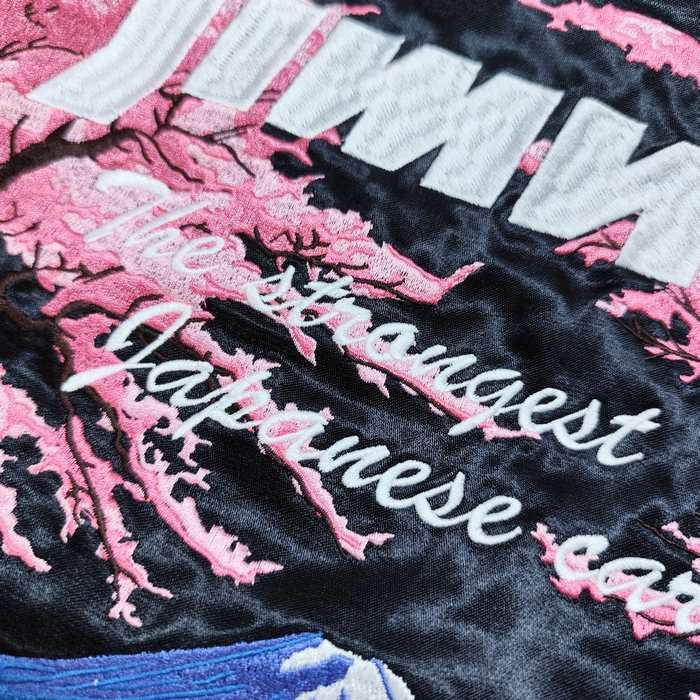 スカジャン Jimny × 7TH SENSE WEAR リバーシブル MA-1 フライトジャケット 桜富士 826100 SUZUKI スズキ JIMNY ジムニー SEVENTH SENSE WEAR コラボの画像