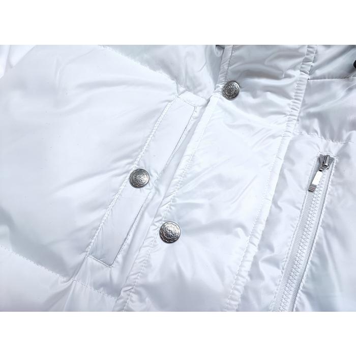 ジャケット 撥水加工 白色 ダウンジャケット リアルダウン ポケット多め 869404 hifumi ひふみ シンプル あったかい 羽毛 裏地総柄 ワッペン 商品入れ替えの為_13
