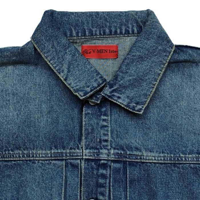 Gジャン デニムジャケット USED加工 1st ヴィンテージ風 色落ち加工