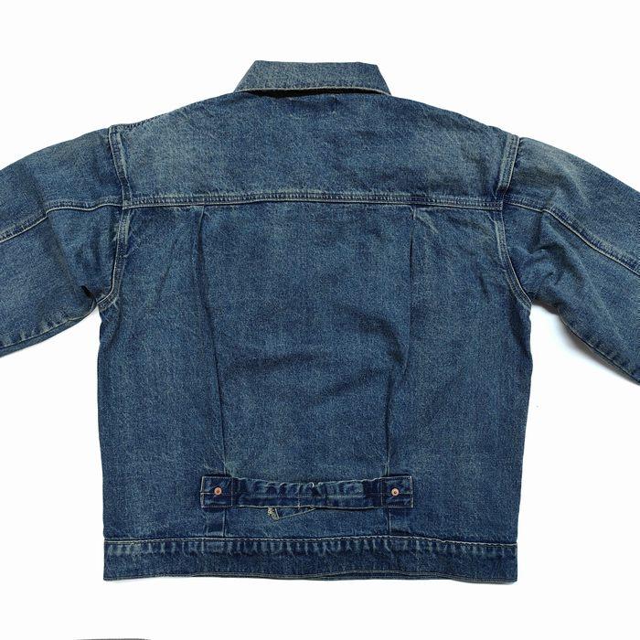 Gジャン デニムジャケット USED加工 1st ヴィンテージ風 色落ち加工