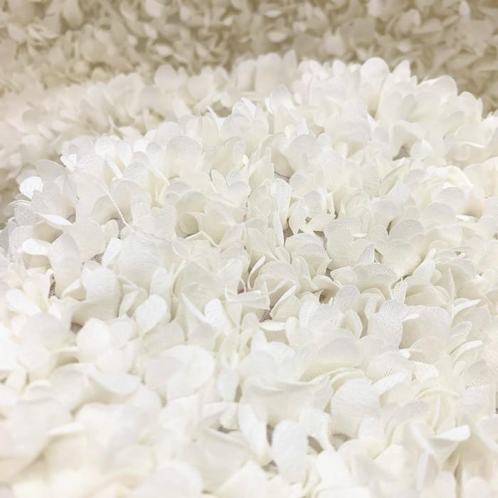 花びらフリルスカート a89-044 anana アナナ 結婚式 2次会 春秋冬 パーティー フェミニン ひざ下 裏地付き セレモニー ポケット ウエストゴム フリーサイズ 白の画像