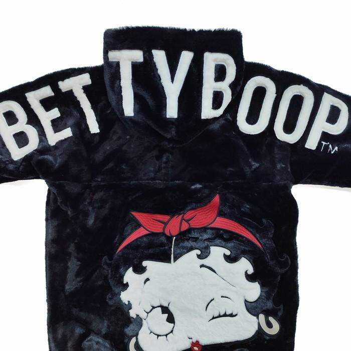 BETTY BOOP（ベティ ブープ） ロング丈 ファージャケット ボア