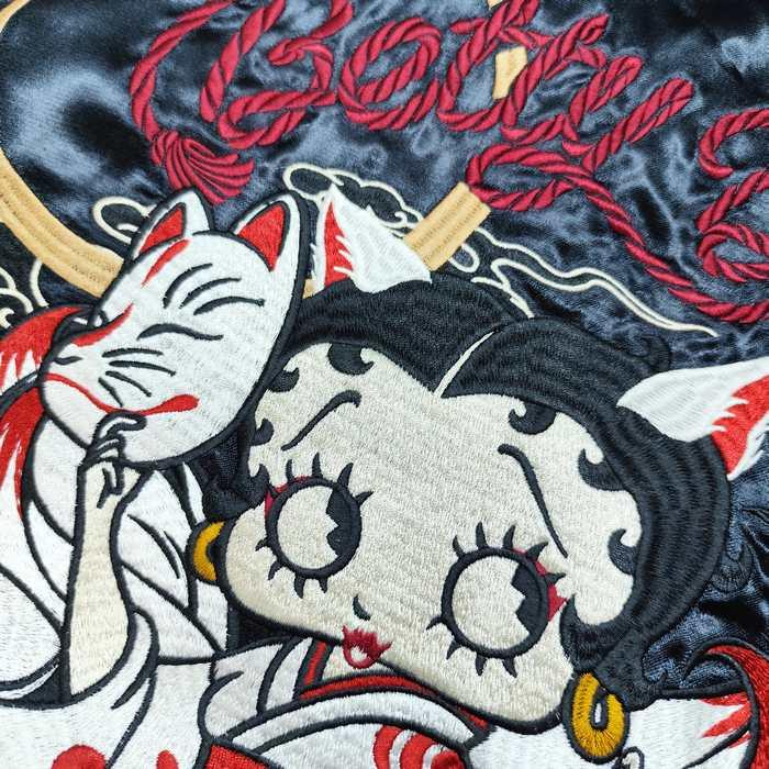 VANSON（バンソン） スカジャン リバーシブル 妖狐 九尾 魔法使い