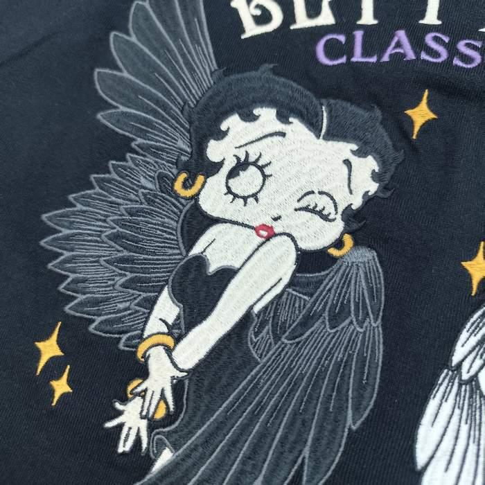 BETTY BOOP（ベティ ブープ） 半袖Tシャツ 天使と悪魔 翼の生えた