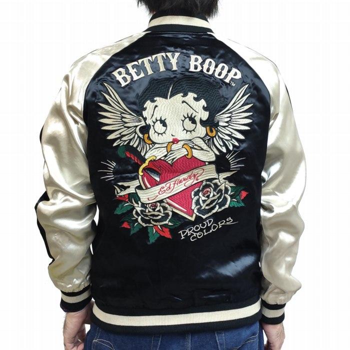 Ed Hardy（エド・ハーディー） スカジャン ベティちゃん スカルハート