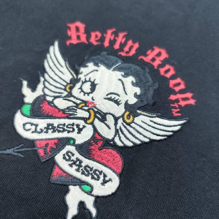 BETTY BOOP（ベティ ブープ） 半袖Tシャツ ウィング ハート 刺繍 