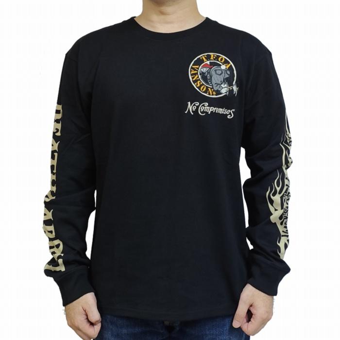 VANSON 長袖Tシャツ デスラビット TFOA デスラビ うさぎ crv