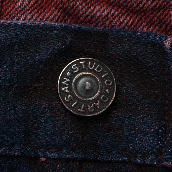 ジーパン ベンガラ染め ジーンズ 14oz リラックステーパード d1908 STUDIO D'ARTISAN ステュディオ・ダ・ルチザン アメカジ ダルチザン 日本製 | STUDIO D'ARTISAN | 06