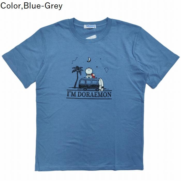 sanrio（サンリオ） 半袖Tシャツ バス ドラえもん ヤシの木 ミニドラ
