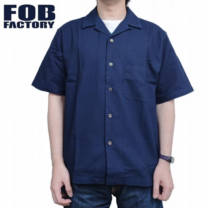 FOB FACTORY（エフオービーファクトリー） 半袖シャツ インディゴ