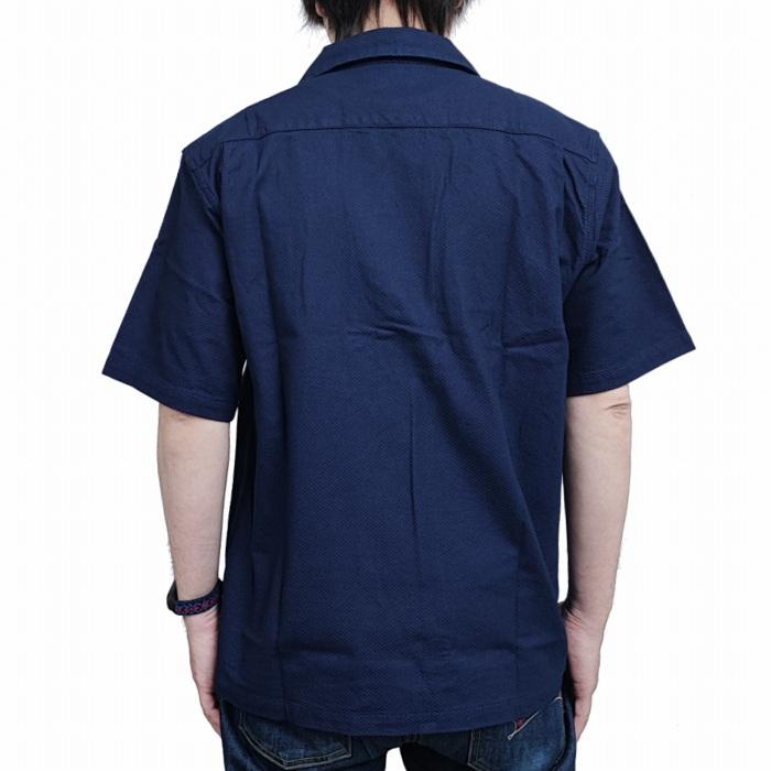 FOB FACTORY（エフオービーファクトリー） 半袖シャツ インディゴ 