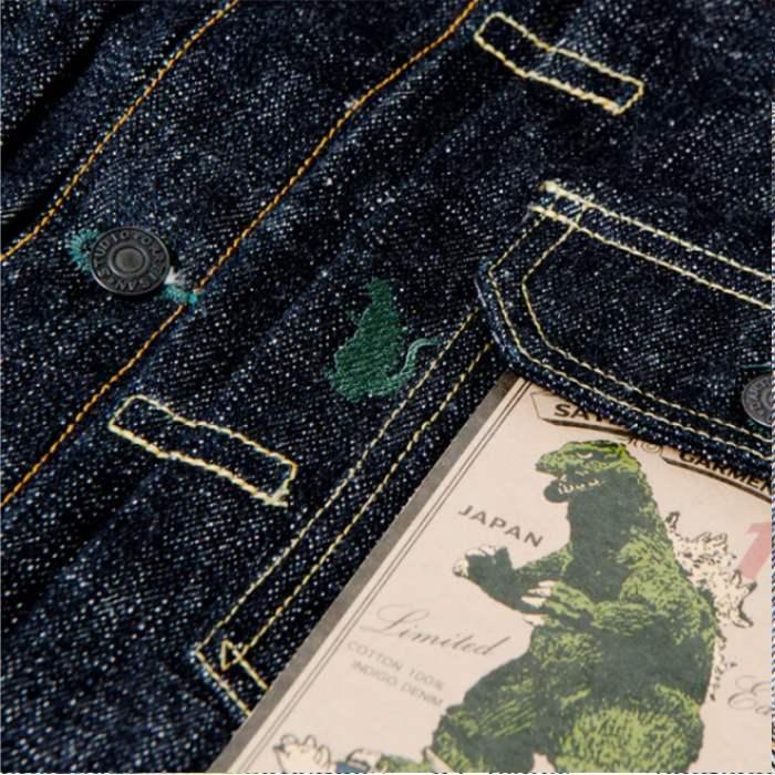 STUDIO D'ARTISAN（ステュディオ・ダ・ルチザン） ゴジラ デニム