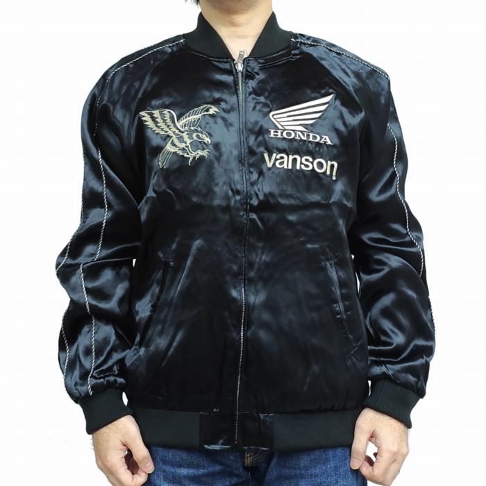 VANSON スカジャン リバーシブル ホンダカラー イーグル スリー VANSON スカジャン リバーシブル ホンダカラー イーグル スリー