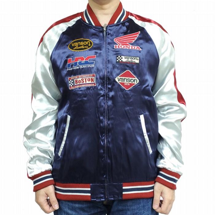 VANSON スカジャン リバーシブル ホンダカラー イーグル スリー VANSON スカジャン リバーシブル ホンダカラー イーグル スリー