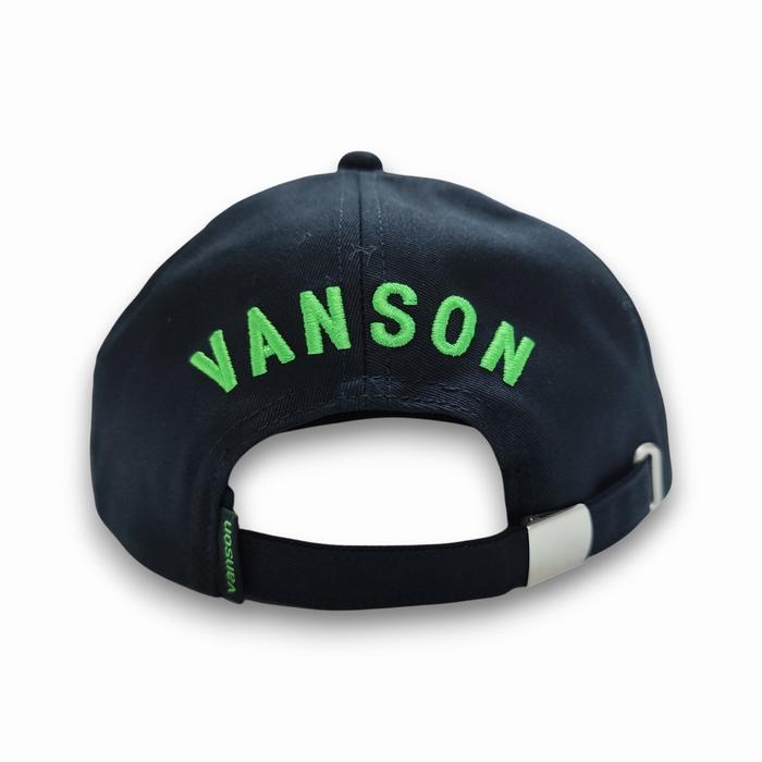 新品未使用バンソンvanson デザインCAP VANSON（バンソン） ストリートに映える、重厚な刺繍が魅力の ベース