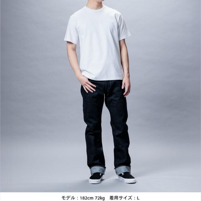 桃太郎ｼﾞｰﾝｽﾞ / 半袖カットソー/XL/コットン/IDG/MXTS1011 桃太郎ジーンズ（MOMOTARO JEANS） 半袖Tシャツ ノンウォッシュ スビン