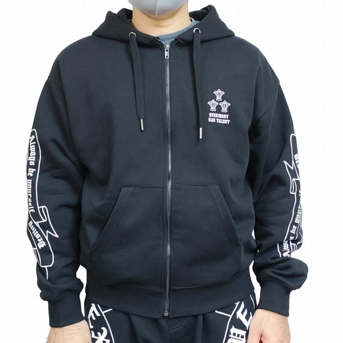 NOBLE PRODUCT（ノーブルプロダクト） クロスモチーフ 裏毛 プリント