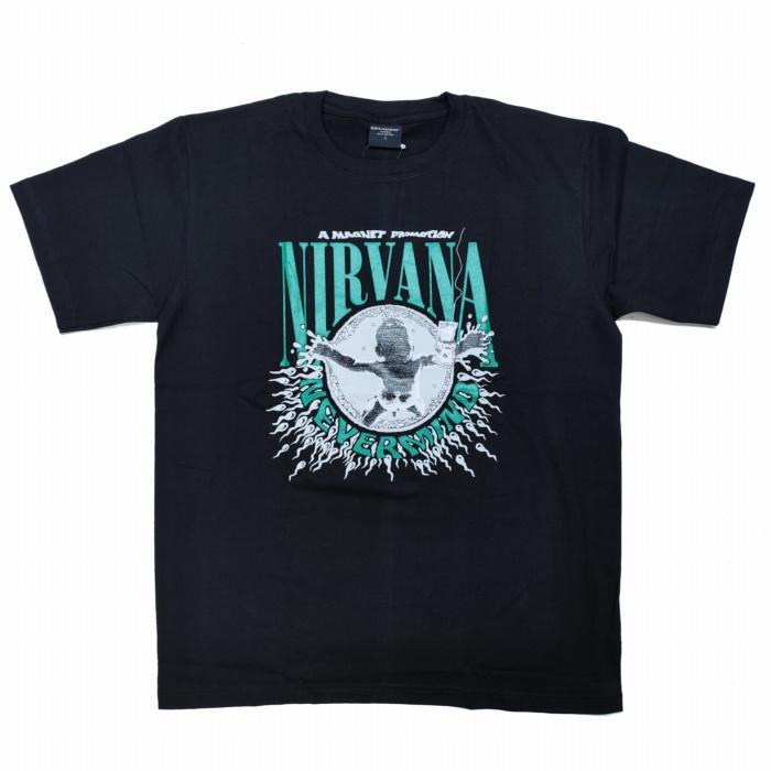 NIRVANA NEVERMIND Tシャツ 水中の赤ちゃん デザイン - メルカリ