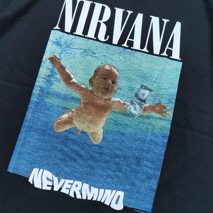 半袖Tシャツ NIRVANA ニルヴァーナ NEVERMIND カラー 赤ちゃん バック